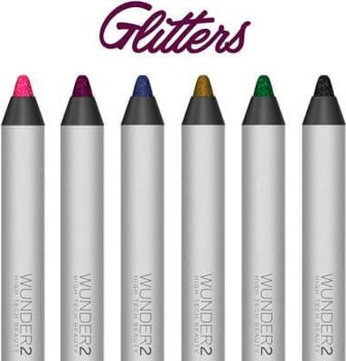 Actual product image Wunder2 Super Stay Liner Glitter Navy Blue (Navy Blue)