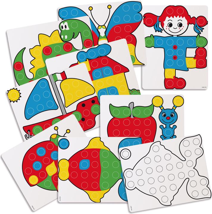 Produktbild Quercetti Mosaik-Steckspiel FantaColor Junior Basic (48 Teile)