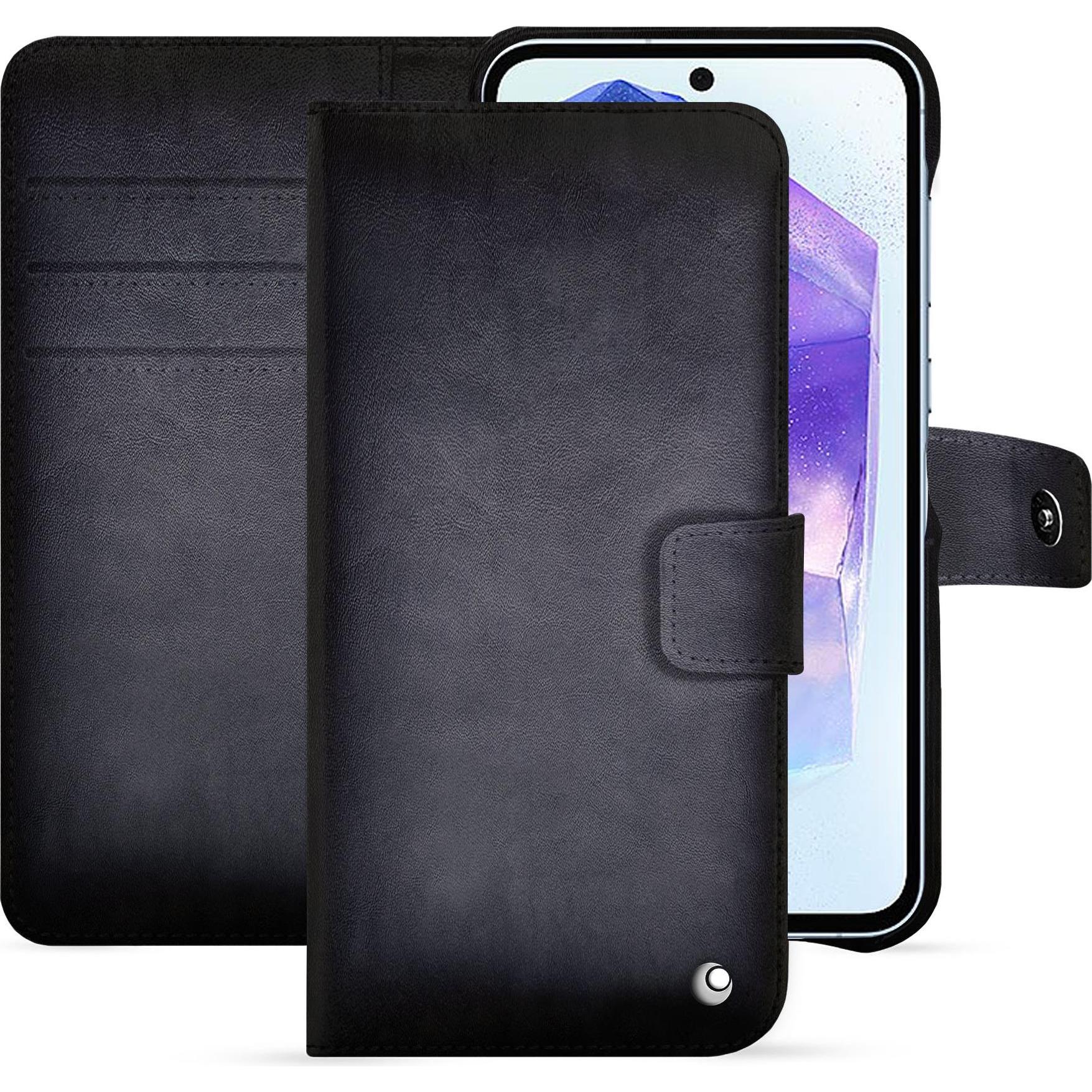 Noreve Lederschutzhülle Samsung Galaxy A55 (Samsung Galaxy A55), Smartphone Hülle, Grau