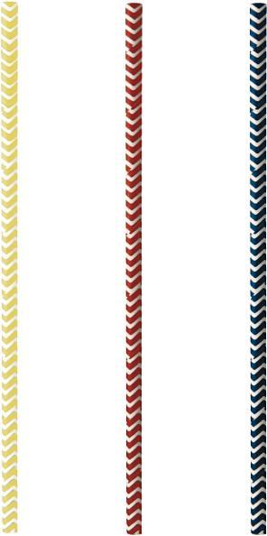 Image du produit Papstar Pailles Zig-Zag (100x)