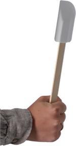 Image du produit Metaltex Raclette à pâte avec manche en bois