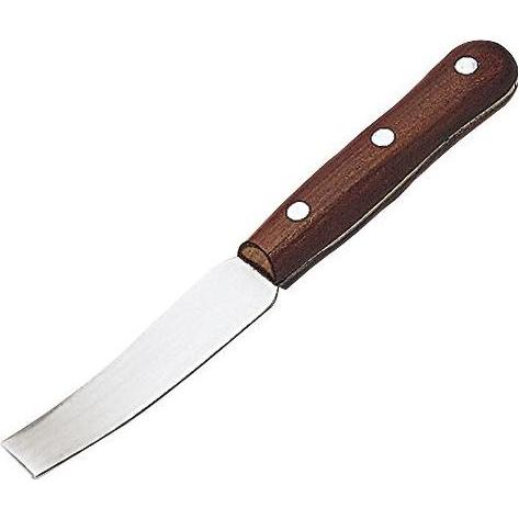Bohle, Kelle + Spachtel, Kittmesser mit Holzheft und stumpfer, gebogener, durchgehender 28mm Klinge