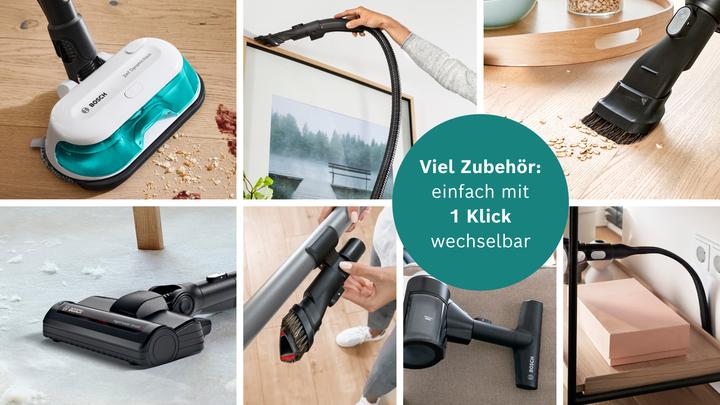 Image du produit Bosch Hausgeräte Bosch Akku-Staubsauger BSS712XHYG Unlimited 7 ProHygienic Aqua