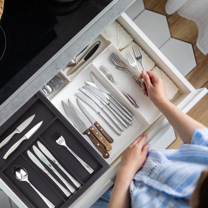 Actual product image Relaxdays Besteckkasten