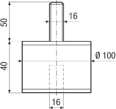 Actual product image Maico Vibration damper