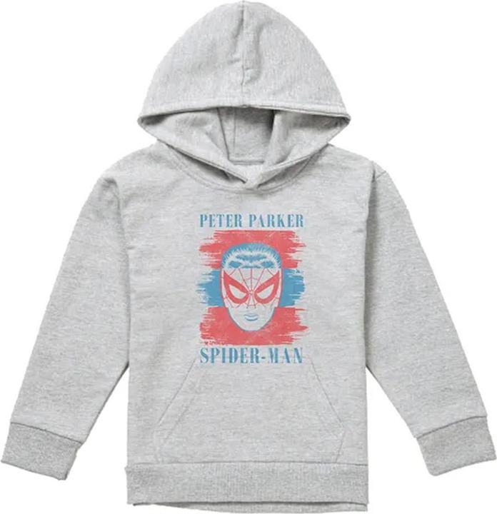 Produktbild Spiderman Peter Parker Kapuzenpullover Zum Überziehen meliert (128)