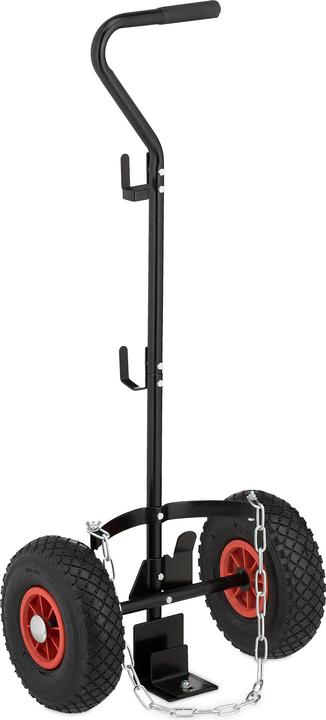 Actual product image Relaxdays Gas cylinder trolley
