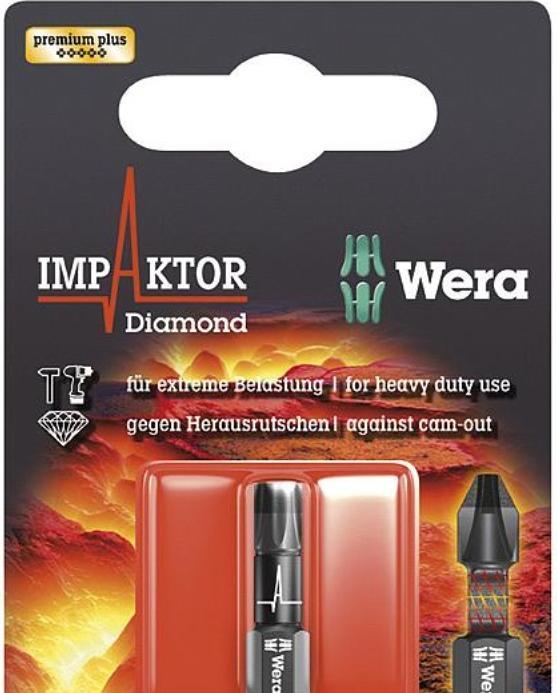 Actual product image Wera 867/1 IMP DC TORX 25 x 25 mm SB (Hexagon socket TX, Hexagonal)
