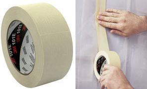 Produktbild 3M Krepp-Klebeband 101E, 36 mm x 50 m, Papier, beige (36 mm)