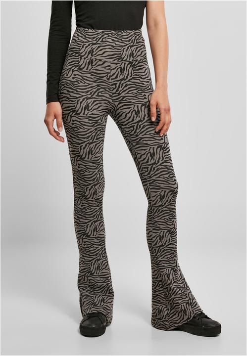 Produktbild Urban Classics Ladies High Waist Zebra Boot Cut Leggings - 14105 (4XL)