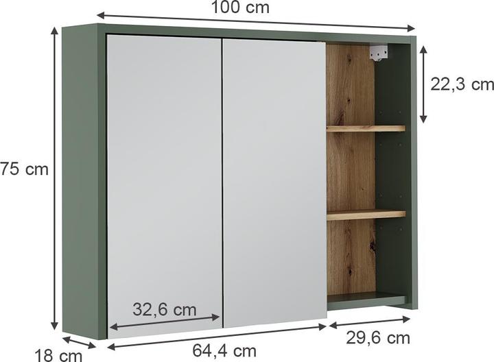 Image du produit Vicco Viola (100 x 18 x 75 cm)