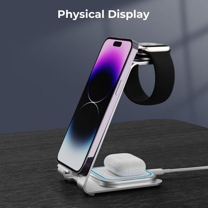 Image du produit X-One Dock station Wireless Charger Stand 3in1 22W (22 W)