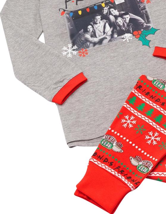 Produktbild Friends Schlafanzug Mädchen Weihnachtliches Design (128)