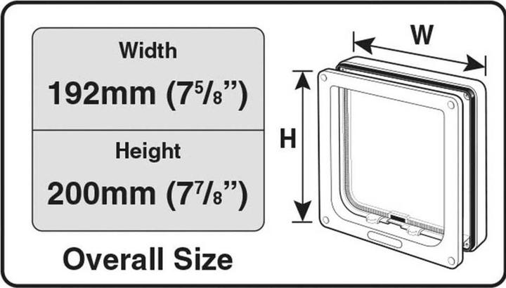 Actual product image Cat Mate Cat door (Magnetic cat flap)