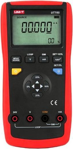 Produktbild Uni-T UT705 Schleifenkalibrator zum Erzeugen/Simulieren von 0-24Vdc / 0-24mA