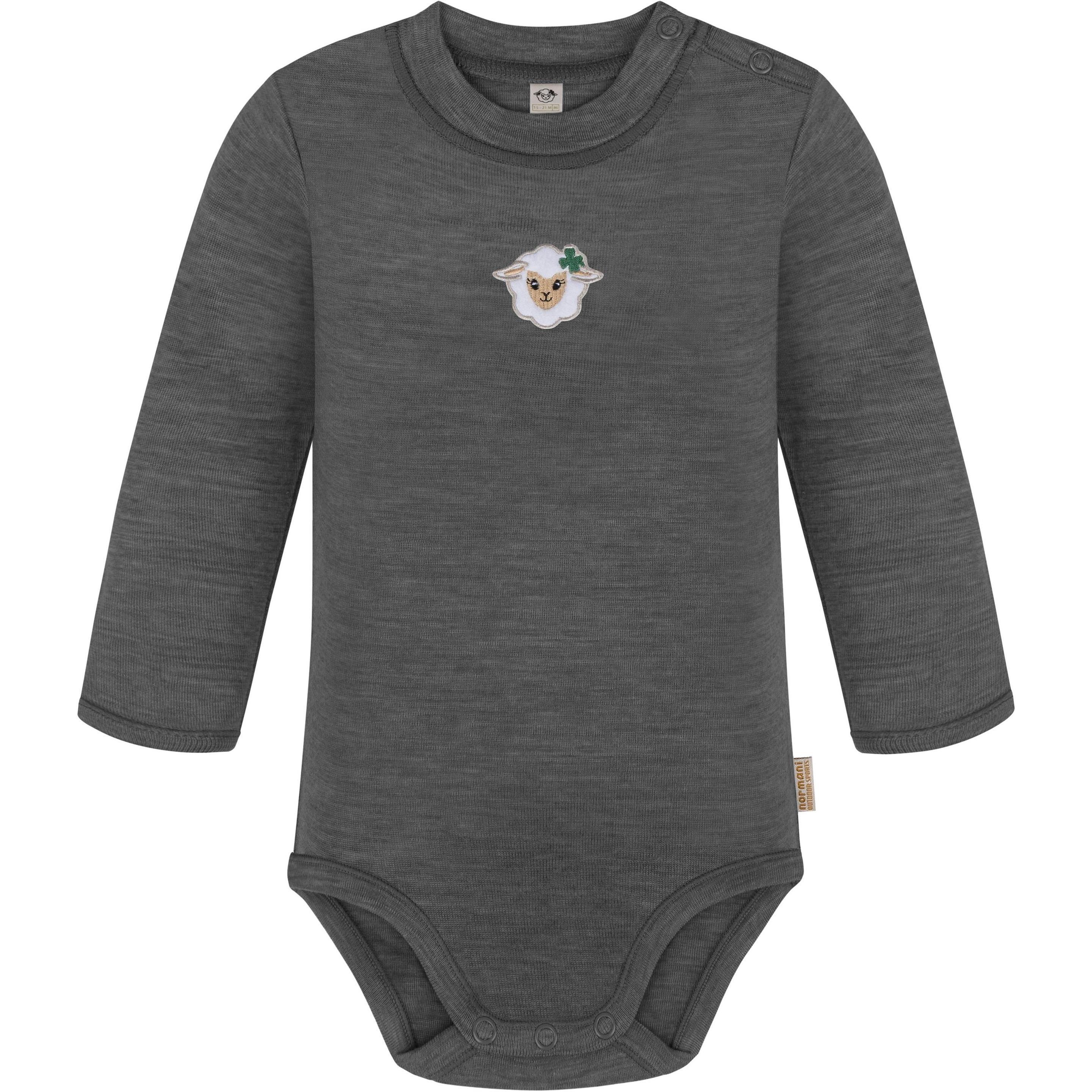 Normani, Herren, Body, 3er Pack Baby Merino Langarmbody „Tuai" - 9403, Mehrfarbig, (86)