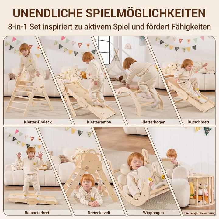 Immagine prodotto Cosyland 8-in-1 Klettergerüst-Set