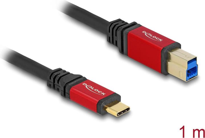 Actual product image Delock USB 5 Gbps cable USB Type-C plug to USB Type-B connector (1 m, USB 3.0)