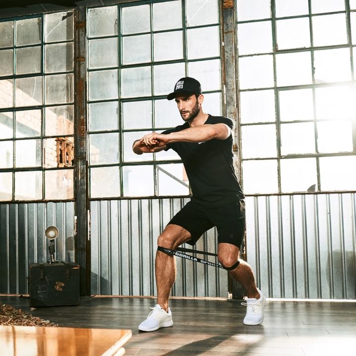 Produktbild Gorilla Sports Resistance Band Set (0.50 m, Stark, Extra Stark, Mittel, Extra Leicht, Leicht)