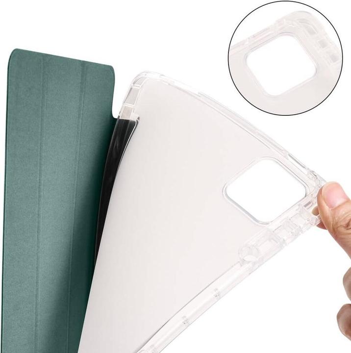 Image du produit Cover-Discount Xiaomi Pad 6 - étui intelligent porte-crayon vert (Xiaomi Pad 6, Xiaomi Pad 6 Pro)