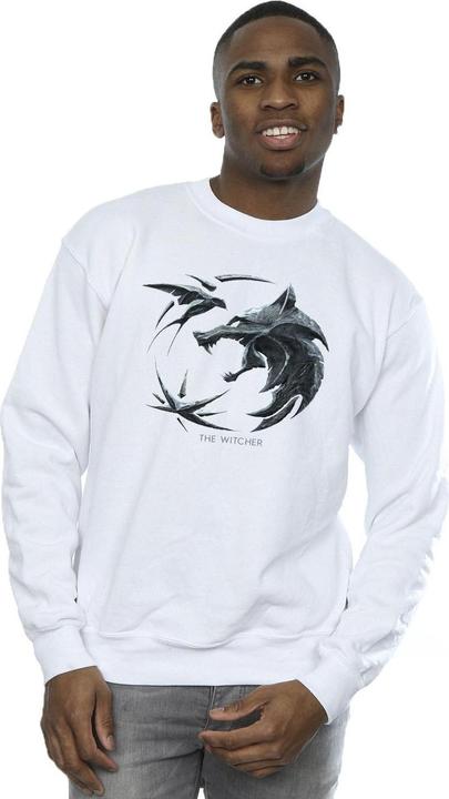 Produktbild Netflix The Witcher Wolf Logo Sweatshirt (L)