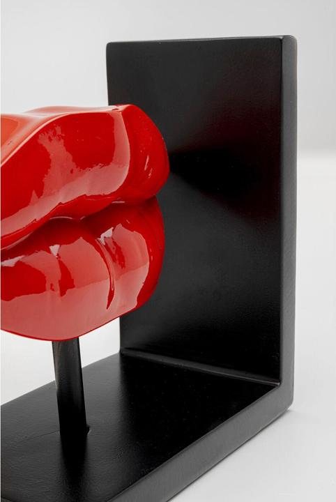 Produktbild Kare Design Buchstütze Lips Rot (2/Set) (9 x 34.50 x 16.50 cm)