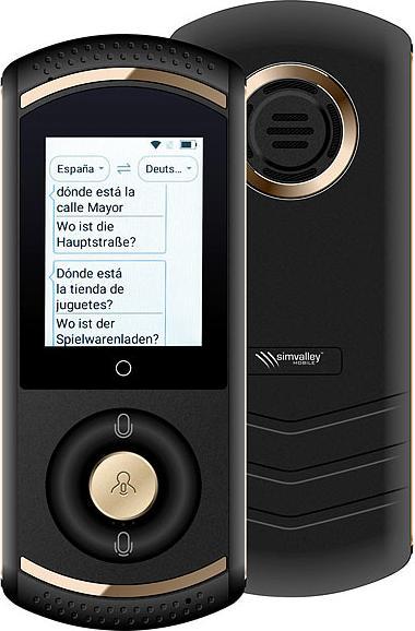 Actual product image Simvalley Mobile real-time language translator