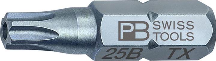 Actual product image PB Swiss Tools Torx blade with hole (Hexagon socket TX)