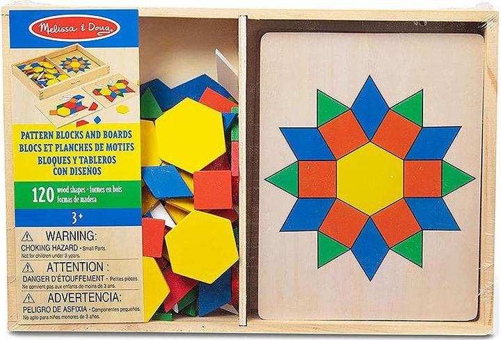 Produktbild Melissa & Doug Pattern Blocks and Boards