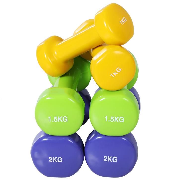 Produktbild Jamb Hantelset (2 x 1.5 kg, 2 x 1 kg, 2 x 0.5 kg, 2 x 2 kg)