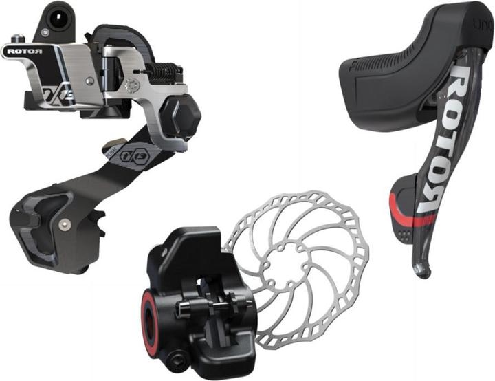 Produktbild Rotor Bike Components 1x13 Road Hydraulisches Schalt-Bremsset rechts - 12/13-fach
