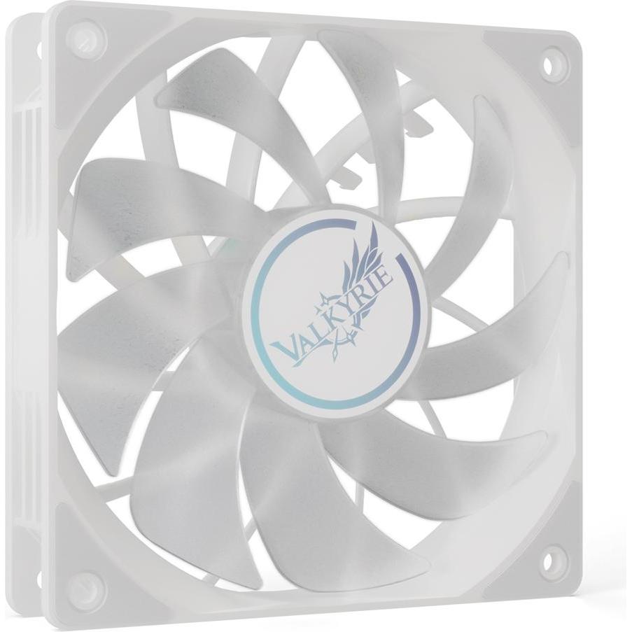 Valkyrie Wentylator V12R ARGB Bianco inverso (120 mm, 1 x), Ventola PC, Bianco