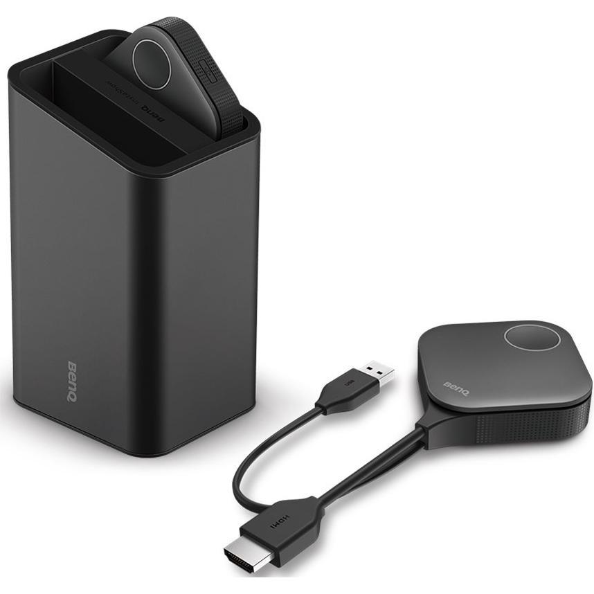 BenQ Instashow Button Kit Wdc30 (30 m), Wireless Transmitter, Schwarz