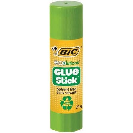 Bic, Klebestift, Bleistiftkleber Glustic 21 g, im Paket zu 20 Stück 8923452
