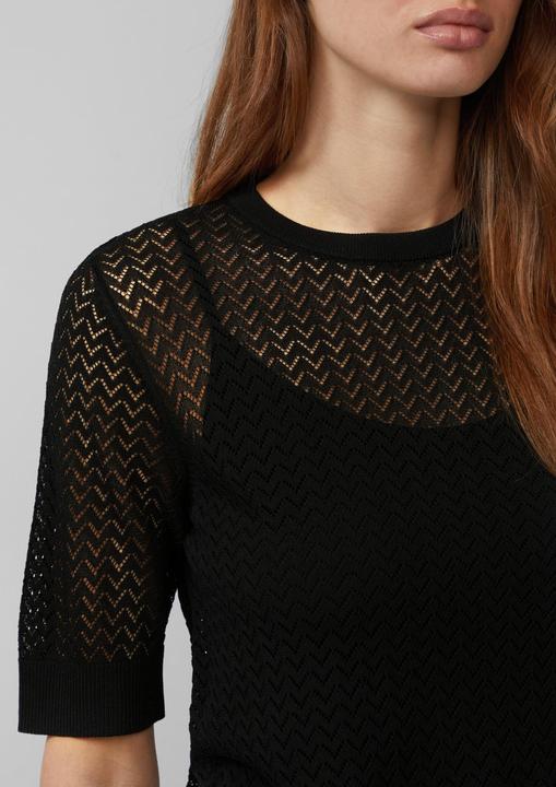 Immagine prodotto S.Oliver Strickpullover Transparenter Feinstrickpullover mit Lochmuster aus Viskosemix (44)