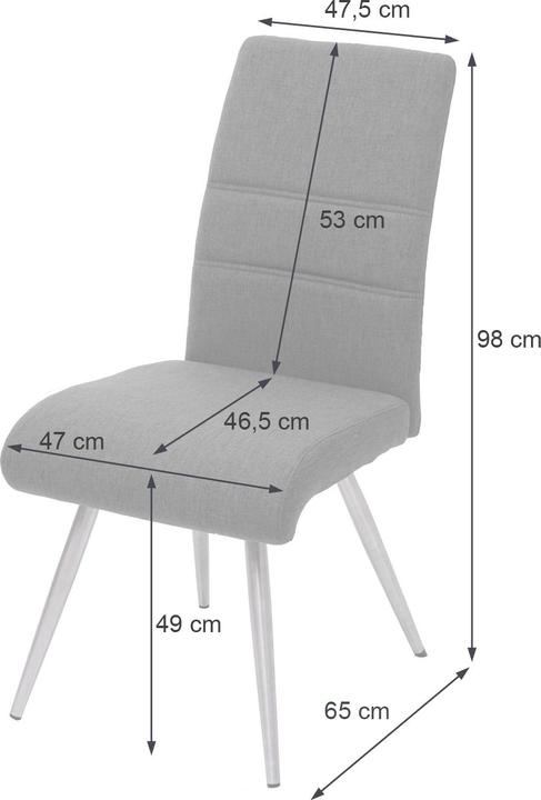 Image du produit JOHN316 2x Esszimmerstuhl