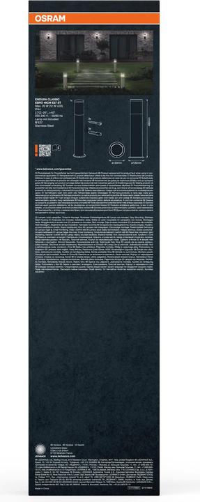 Produktbild Osram Endura Classic Ebro 49cm E27 Stainless Steel (E27, IP44)