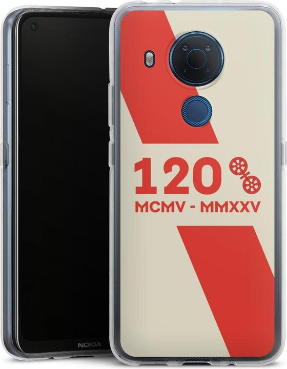 Produktbild DeinDesign Silikon Hülle für Nokia 5.4 Handyhülle Case Smartphone Schutzhülle Bundesliga 1. FSV Mainz 05 E.V. (Nokia 5.4)