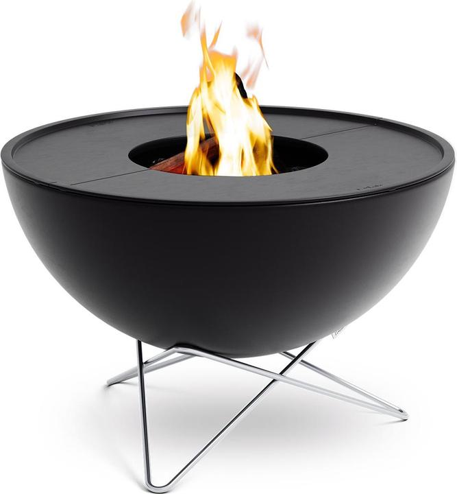 Faserplast Plancha-Grillset BOWL 57 mit Sternfuss und neigbarer Halbkugel (57 cm)