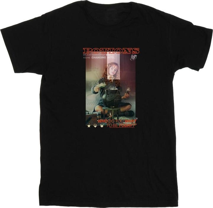Actual product image Girls Hermoine Granger Polyjuice Cotton T-Shirt (128)