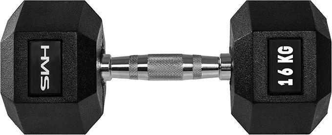 Actual product image HMS Dumbbell 16 kg HEX-PRO 16 (1 x 16 kg)