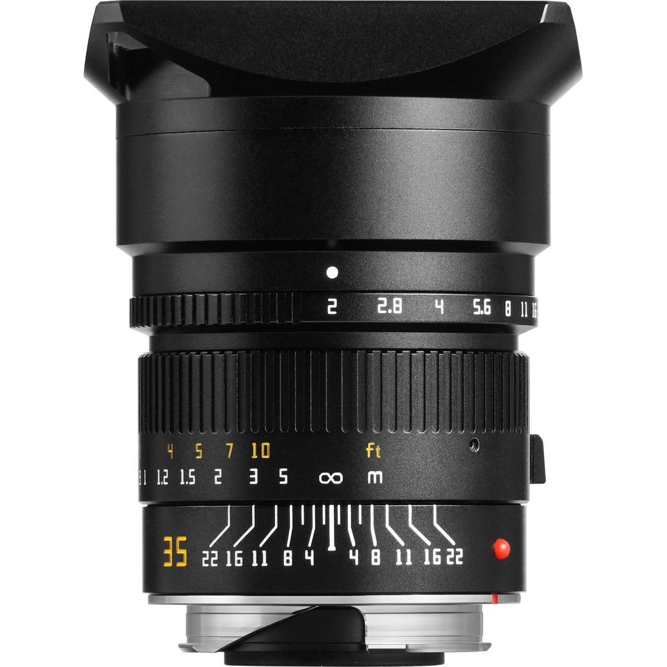 TTArtisan 35 mm 1:2.0 APO Leica M (Messa a fuoco manuale) (Novità) (Leica M, Full frame), Obiettivo, Nero