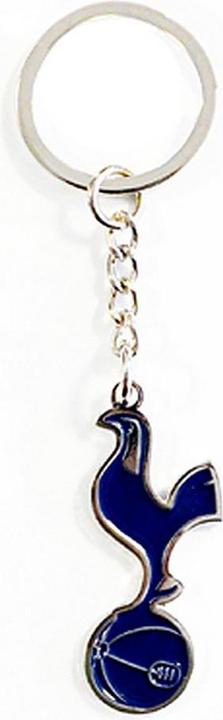 Actual product image Tottenham Hotspur FC Official Metal Football Crest Keyring