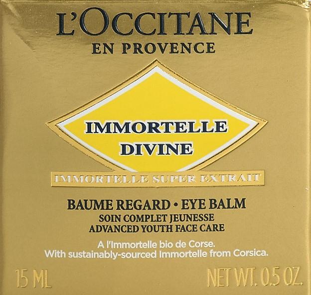 Image du produit L'Occitane Baume pour les yeux Immortelle Divine (Fluide pour le soin des yeux, 15 ml, Journée)