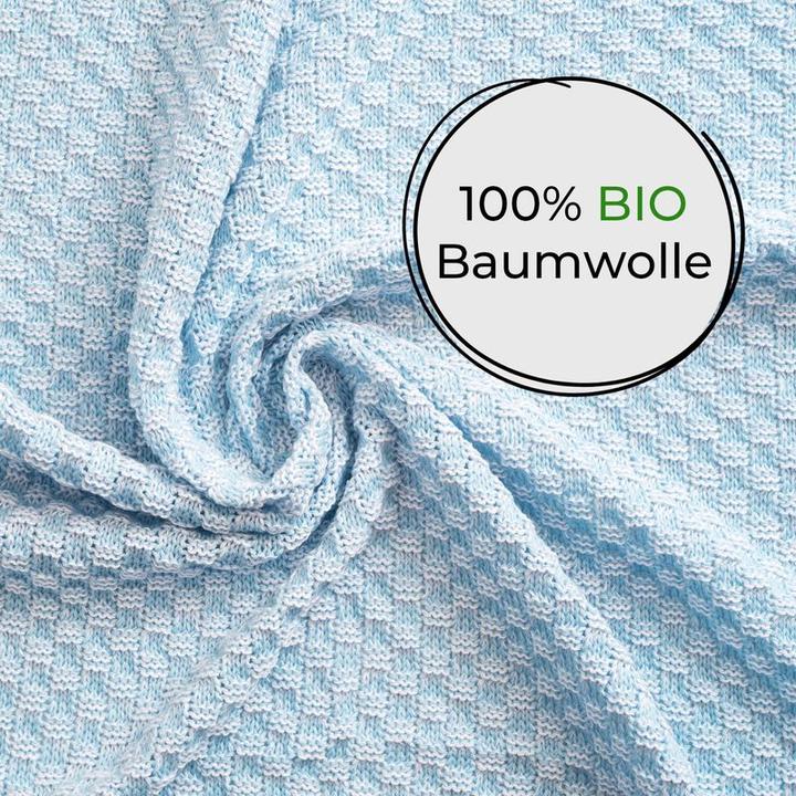Immagine prodotto Sonnenstrick Coperta di cotone Coperta per bambini Coperta per bambini Coperta per bambini Coperta lavorata a