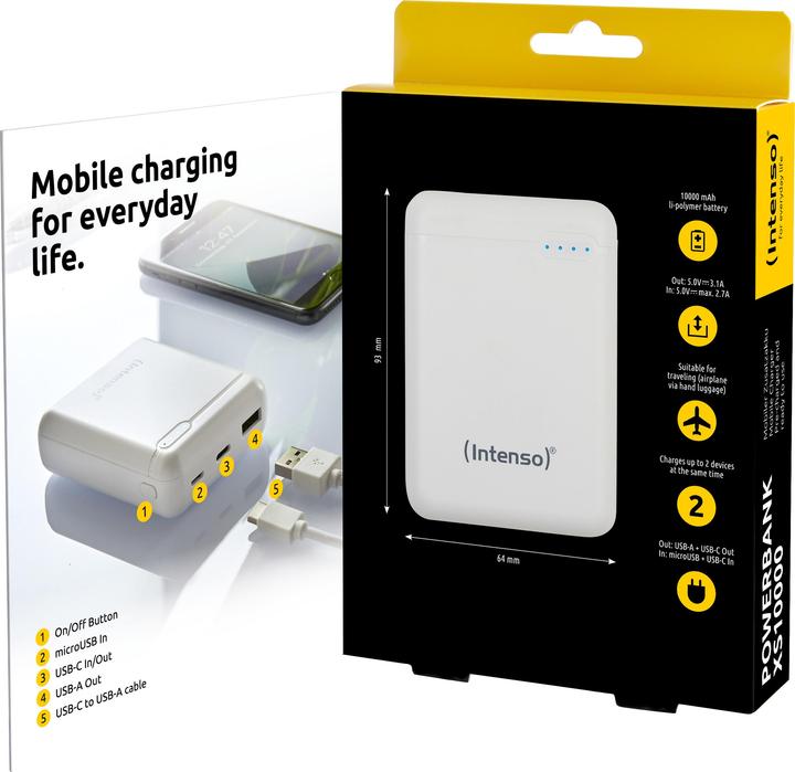 Produktbild Intenso XS (10000 mAh, 37 Wh)