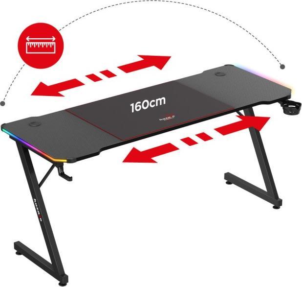 Actual product image Huzaro Biurko gamingowe Hero 4.8 RGB