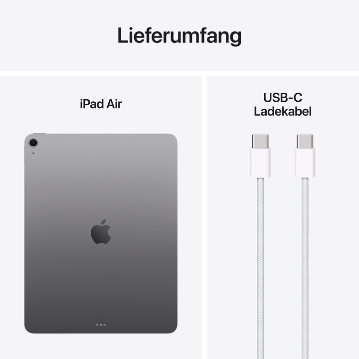 Produktbild Apple iPad Air 13 2025 (M3) (nur WLAN, 13", 1000 GB, Space Gray)