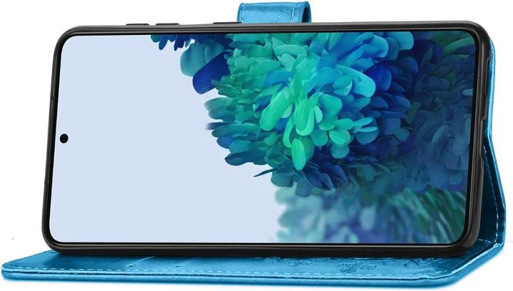 Actual product image König Design Case Mobile Protection for Samsung Galaxy S21 Case Flip Cover Pocket Cases Blue New (Samsung Galaxy S21+)