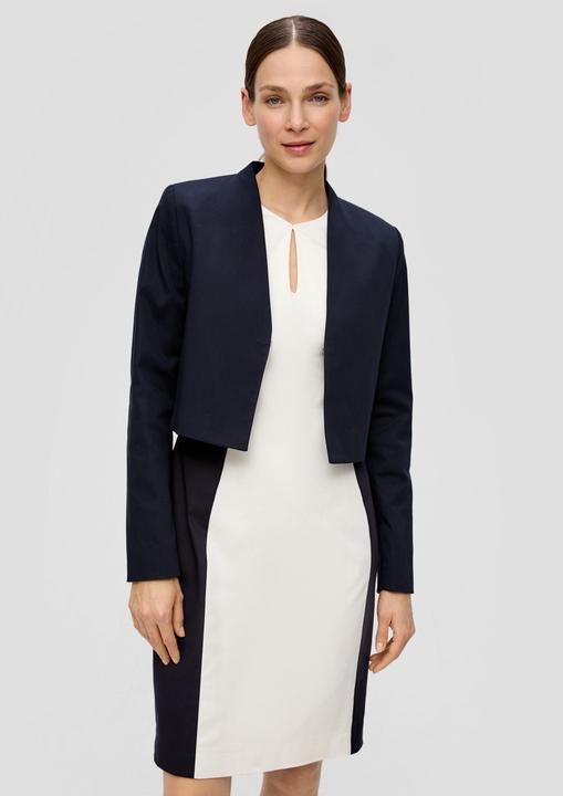 Image du produit S.Oliver Indoor-Blazer Verkürzte Jacke aus Lyocellmix (44)